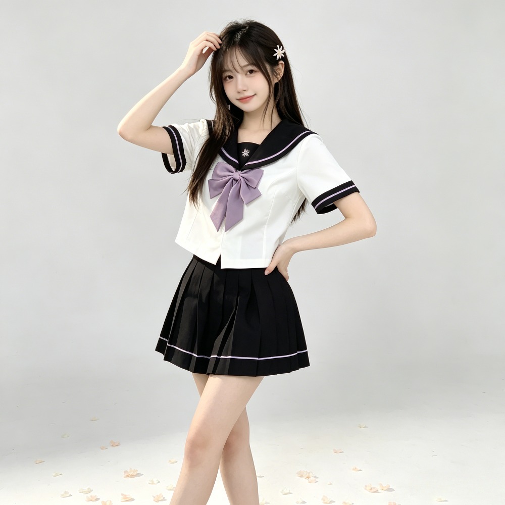 Basic Summer Waist-fit JK Sail - Cosplay Anime Basic 评论和价格