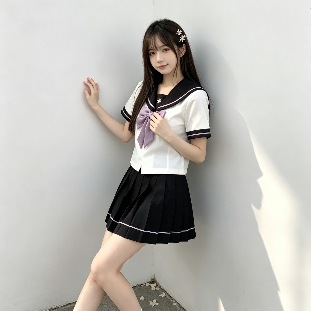 Basic Summer Waist-fit JK Sail - Cosplay Anime Basic 评论和价格